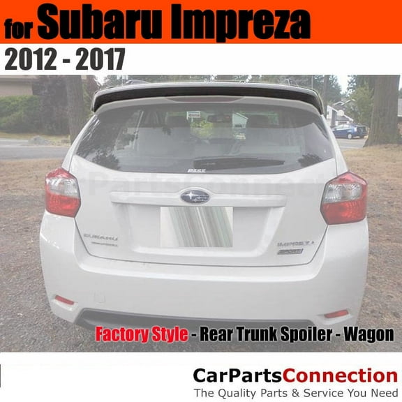 Roof Spoiler Compatible With 2012 2013 2014 2015 2016 Subaru Impreza Hatchback Factory Style Primer