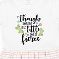 thumbnail image 4 of Inktastic Though She Be but Little She is Fierce Shakespeare Girls Toddler Dress, 4 of 5