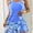 Blue, variant on ZANKLEY Women's Tankini Swimsuits Tummy Control Two Piece Bathing Suits Modest Swim Tank Top with Skirt Bottom 2026