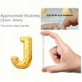 thumbnail image 7 of Gold 26 Letter Ornaments for Christmas Tree Decoration - Personalized Hanging Pendant Xmas Alphabet for DIY Craft Ornaments (A), 7 of 7