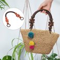 thumbnail image 5 of Uxcell 18.1" Wooden Beaded Bag Handles Purse Strap Handle for Purse Making, 4Pack Red Brown, 5 of 6
