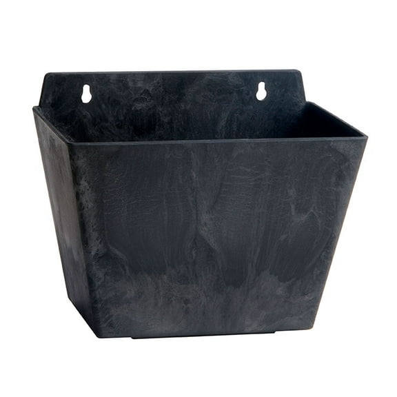 Artstone NOV35098 8.5 in. Ella Wall Pot, Black