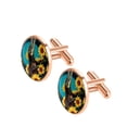 thumbnail image 2 of Sunflower Stylish Stainless Steel Cuff Links for Dress Shirts - Accessory for Formal Occasions, 2 of 6