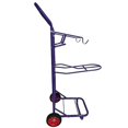 thumbnail image 2 of Heavy Duty Purple Saddle Trolley Equestrian Horse Stable Tack Room Equipment, 2 of 5