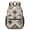 Geometric Diamond Beige-1, variant on Geometric Triangle White Pattern 17" School Backpacks for Teens,Waterproof Oxford Fabric,S-Shape Padded Straps for School,Travel,Hiking,Camping