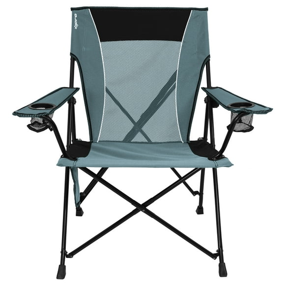 Kijaro Dual Lock Portable Camping and Sports Chair, Hallet Peak Gray