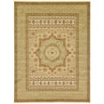 thumbnail image 2 of Rugs.com Amina Collection Rug – 9' x 12' Cream Flatweave Rug Perfect For Living Rooms, Large Dining Rooms, Open Floorplans, 2 of 8