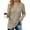 Kakhi, variant on MOSHU Dressy Tops for Women Classic Fit Long Sleeve Shirts V Neck Lightweight Blouses Casual Tunic Womens Tops
