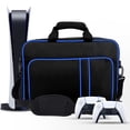 thumbnail image 1 of Estuche protector tipo bolso para consola PS5 versión física y digital, mando, tarjeta de juego, auriculares y otros accesorios, 1 of 6