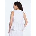 thumbnail image 3 of Free Assembly Women's Sleeveless Pintuck Peplum Top, Sizes XS-XXL, 3 of 4