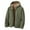 Army Green Jackets for Men, variant on DODADAWANJ Thermal Jackets for Men Fleece Lined Zip Up Winter Jacket Big and Tall with Zipper Pocket Warm Coats Comfort Workwear Coat with Hood L