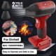 thumbnail image 3 of Ventilador de chorro mini, soplador de aire inalámbrico 130000 RPM, comp. con bat. Einhell 18V, control 4 vel., para limpiar polvo del auto, hojas de BBQ al aire libre y pelo de mascota del sofá, 3 of 10
