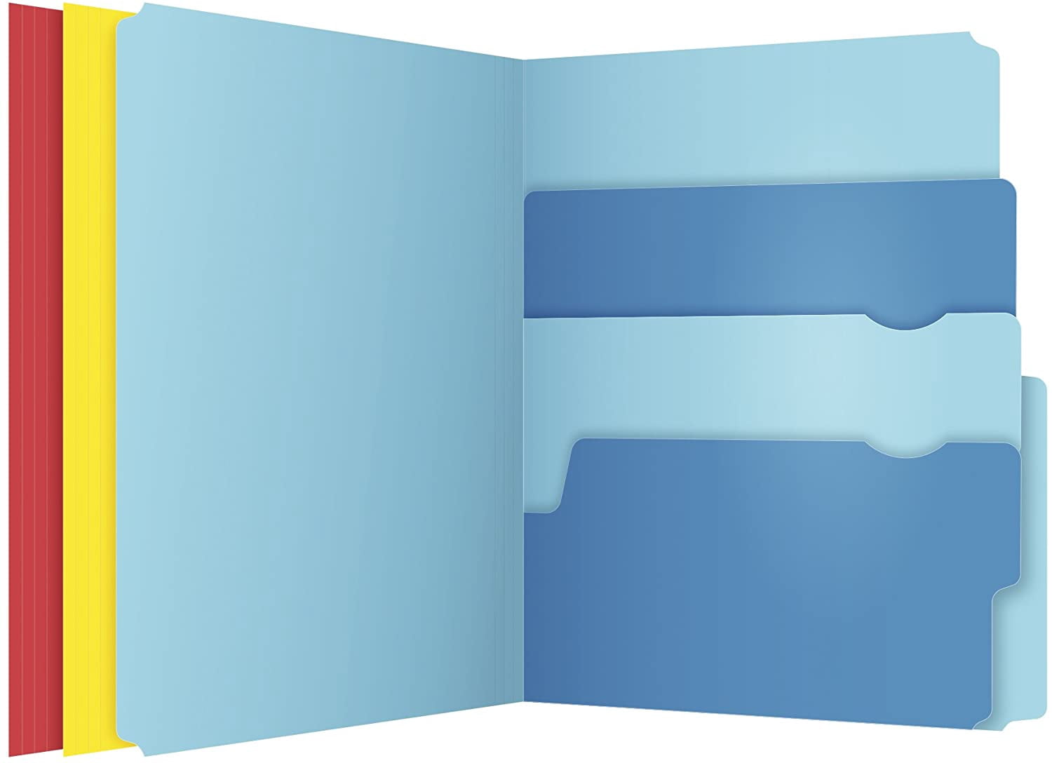 Pendaflex Divide It Up Multi-Section File Folder -Letter -8.50-Inch x11 ...