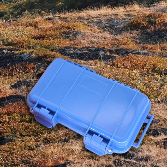 Caja impermeable a prueba de golpes, caja hermética, contenedor seco portátil libre para senderismo, ejercicio acuáticos, natación, t Azul S DYNWAVEMX Caja de herramientas a prueba de agua