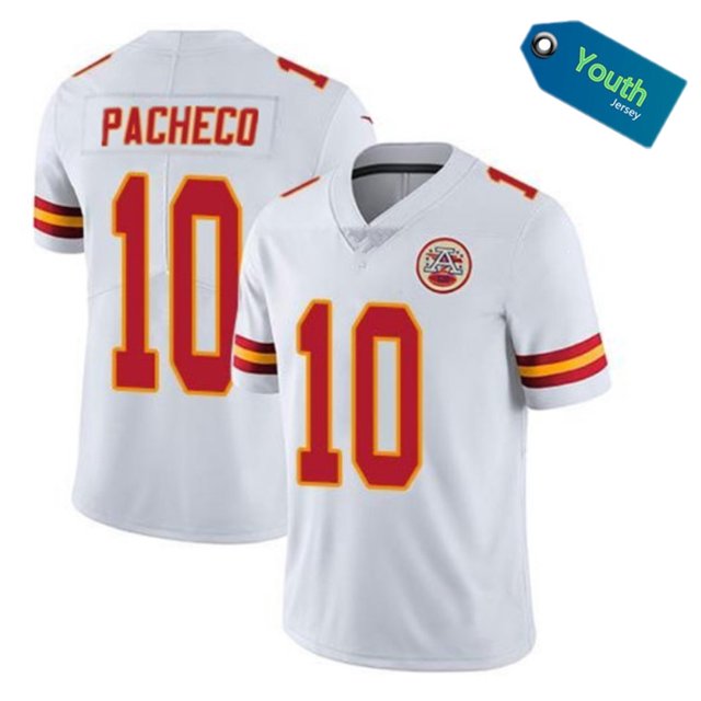 Chiefs Kids Youth Embroidered Rugby Jersey Chiefs15# 87# Kelce Replica Player Name Jersey