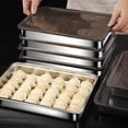 thumbnail image 3 of Contenedores Para Bolas De Masa Hervida, Organizador Duradero De Bolas De Masa Hervida Con Diseño De Bandeja De Acero Inoxidable Para Nevera, 3 of 7