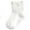 White#236, variant on LIIPEE Girls Boys Sock 3 Pairs Solid Color Lettuce Frilly Socks Baby Trendy Travel Sock,White,2-4 Years