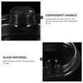thumbnail image 4 of Replacement Glass Lid Tea Cup Lid Glass Lid  Beverage Dispenser Lid Cup Lid Mug Lid, 4 of 6