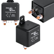 12V DC 200 Amp Split Charge Relay Switch - 4 Terminal Relays for Truck Boat Marine