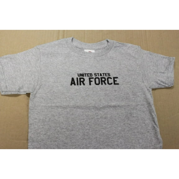 Air Force Screen Print Toddler Gray Unisex T-Shirt 4T