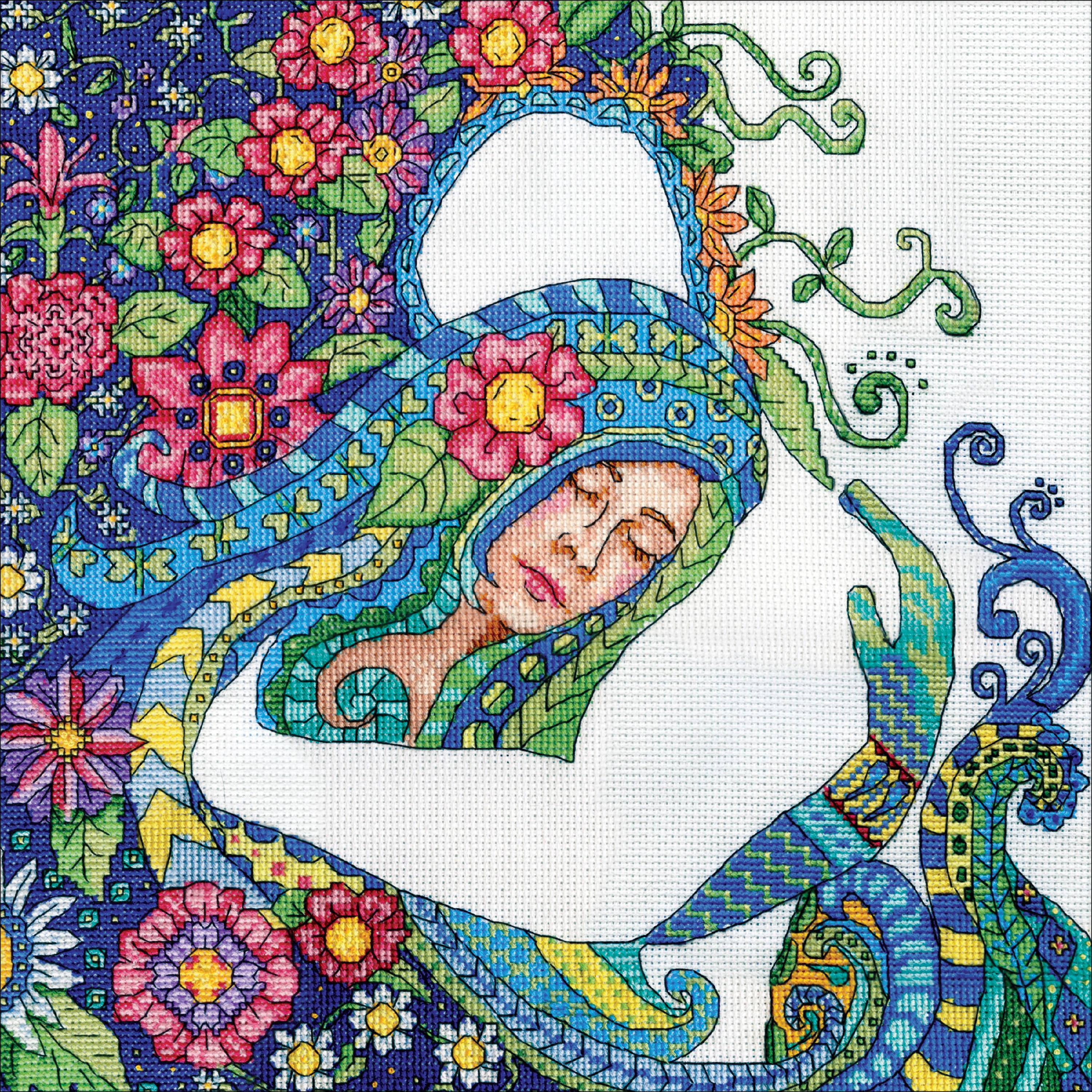 Design Works Counted Cross Stitch Kit 12"X12"-The Embrace (14 Count