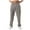 Khaki, variant on Track Pants Men Lounge Pants Mens Casual Waist Color Sports Hat Woven Pocket Solid Color Pocket Leather Label Thin Sweatpants