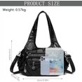 thumbnail image 4 of Sunyuer Vintage Tote Bags for Women, Large Capacity Vintage Multi-Pocket PU Leather Handbag Crossbody Shoulder Bag, 4 of 8