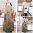 thumbnail image 6 of Kitchen Apron with 2 Pockets Adjustable waterproof Cooking Aprons for Women Men Chef Goldfinches Bird Perched on Flowers, 6 of 7