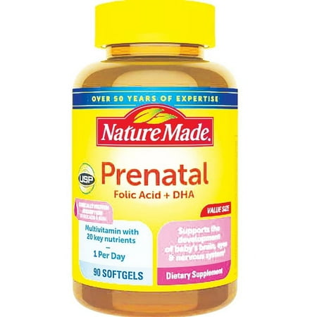 UPC 031604027490 product image for Nature Made Prenatal Folic Acid + Dha 90 Sgels | upcitemdb.com