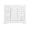thumbnail image 2 of Fresca Windsor 40" Matte White Traditional Bathroom Cabinet, 2 of 4