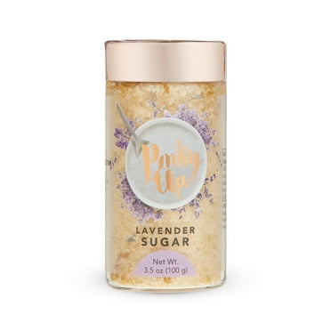 Pinky Up Lavender Sugar Flavored Cocktail Rimming Sugar for Drinks & Tea, 3.5oz