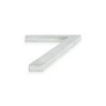 thumbnail image 5 of Montague Metal Products 6" Brushed Aluminum Floating or Flat Modern House Numbers 0-9 - 7, 5 of 6