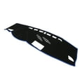 thumbnail image 1 of Cubierta de tablero Unique Bargains para Audi Q3 2012-2018, cubierta del tablero de consola central, antideslizante, poliéster negro y azul, 1 pieza, 1 of 7