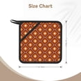 thumbnail image 3 of Sikiie 60s and 70s Aesthetic Pot Holders Kitchen Insulation Mats Heat Resistant Pot-Holder Oven Anti-Scald Pads for Cooking Baking, 7.1*7.1inch, 3 of 8