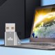 thumbnail image 4 of Adaptador USB C Adaptador USB a tipo C hembra Lector de tarjetas TF Transferencia de datos para auriculares Plata Likrtyny Para estrenar, 4 of 6