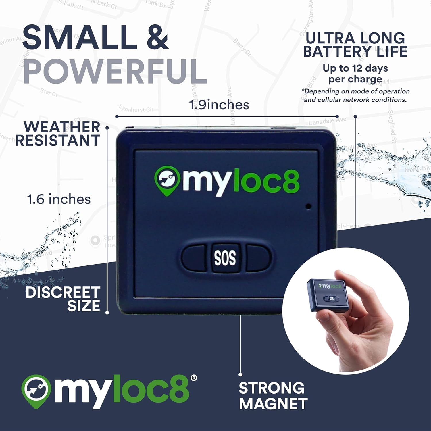 GPS Tracker for Vehicles with Magnet  4G LTE Real-Time Location Device with App, Long Life Battery  Anti-Theft GPS Tracker for Car, Motorcycle, Scooter, Bike