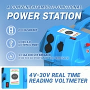 Redodo Portable Battery Box, Max. 60A Current Group 24-27 12V Battery Box for RV, Trolling Motor