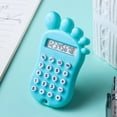 thumbnail image 3 of YAOMOBB High-quality Material Calculator For Daily Use Cute Foot Shape Design Calculator 8 Digit LCD Screen Multifunctional with Comfortable Silicone Buttons, 3 of 7