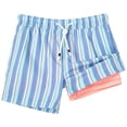 thumbnail image 1 of Traje de baño para niños SURF CUZ de secado rápido 2 en 1 azul y naranja talla 8, 1 of 6