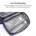 thumbnail image 3 of Sonducket Bolsa de Picnic aislada a prueba de fugas Oxford contenedor de alimentos frescos bolsa de almuerzo reutilizable trabajo escolar hombres mujeres Kits de desorden para acampar Azul oscuro Sonducket OD028166-03, 3 of 6