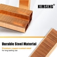 thumbnail image 2 of HB3518 16 Gauge Copper Carton Closing Staples , 2000PCS/BOX, 3/4''(18mm) Length ,for Pneumatic or Manual Carton Stapler, 2 of 7