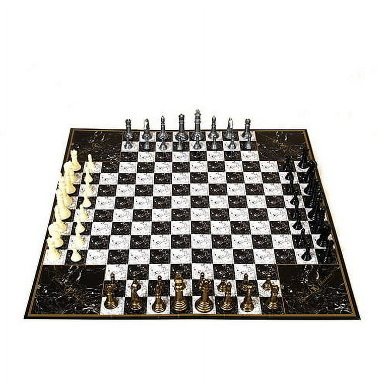  WE Games Four Player Chess Set, Chess Board for Team