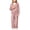 Pink, variant on HAOTAGS Girls 2-Piece Tracksuit Set Zip-Up Cropped Jacket and Wide-Leg Pants Casual Sporty Loungewear Outfit Pink Size 6