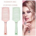 thumbnail image 2 of Fashion Big Curved Comb Curly Hair Fluffy Styling Comb Comb NEW Cushion, 2 of 8