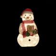 thumbnail image 2 of Northlight 23" White and Red Lights Snowman Outdoor Christmas Decor, 2 of 3