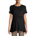 thumbnail image 4 of Time and Tru Maternity Babydoll Short Sleeve T-Shirt, 4 of 6