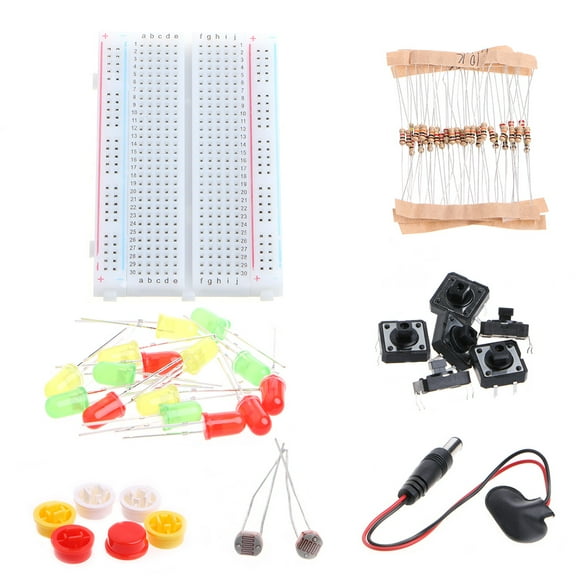 Starter Kit R3 Mini Breadboard LED Jumper Wire Button