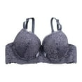thumbnail image 3 of YUTK Bras for Women Full Coverage - Women Lingerie Set Sexy Lace Sling Bra Summer Thin Lingerie Underwear Dark Gray Xl, 3 of 5