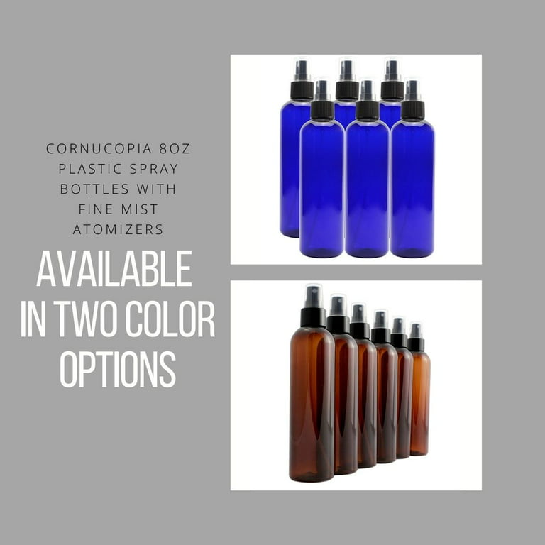 Cornucopia Brands- 16oz Plastic Spray Bottles With Heavy Duty Mist
