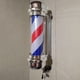 thumbnail image 4 of Letrero de tienda de peluquería a prueba de agua, montado en la pared giratoria, raya, lámpara de poste de barbero para salón de belleza, barbería int, 4 of 8